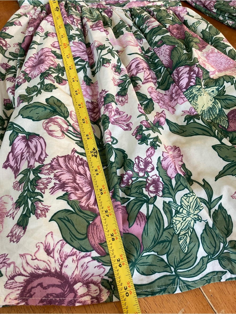 Abercrombie & Fitch Emerson mini dress puff sleeves in purple floral print - S - Picture 11 of 15